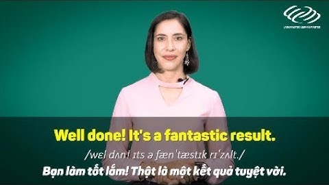 Giao tiếp tiếng Anh cơ bản - NÓI LỜI CHÚC MỪNG CHÂN THÀNH [Tiếng Anh giao tiếp Langmaster]