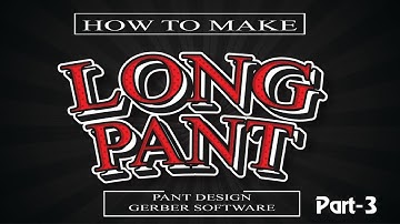 Gerber Long pant Grading Tutorial | How to Grading pattern by Gerber Software Part-3