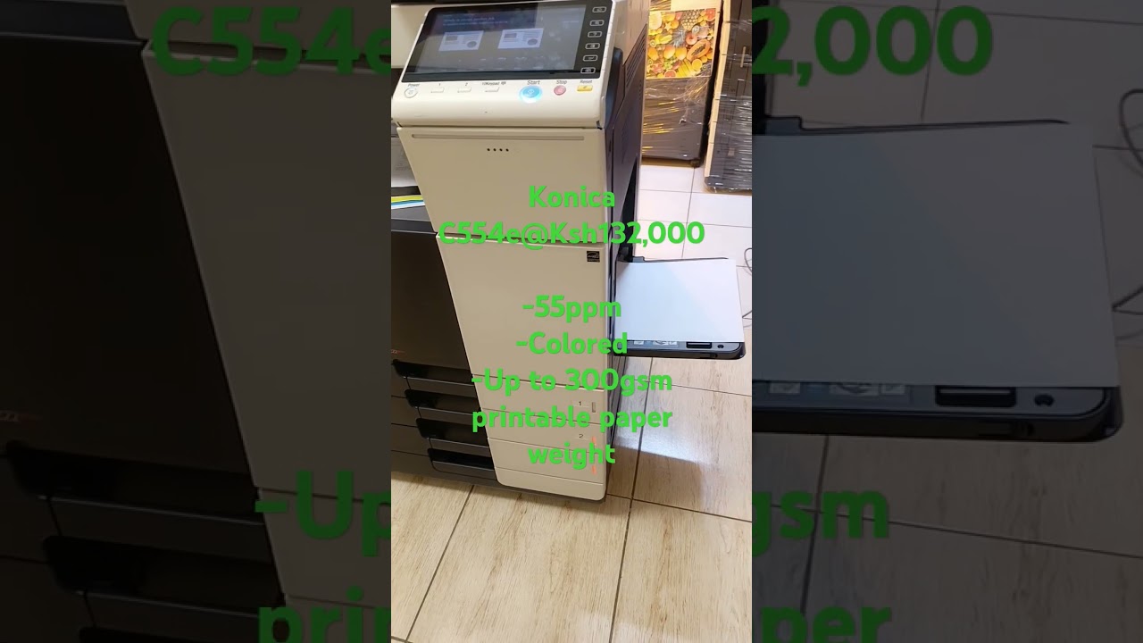Ex Uk Photocopier Konica C554(Colored)