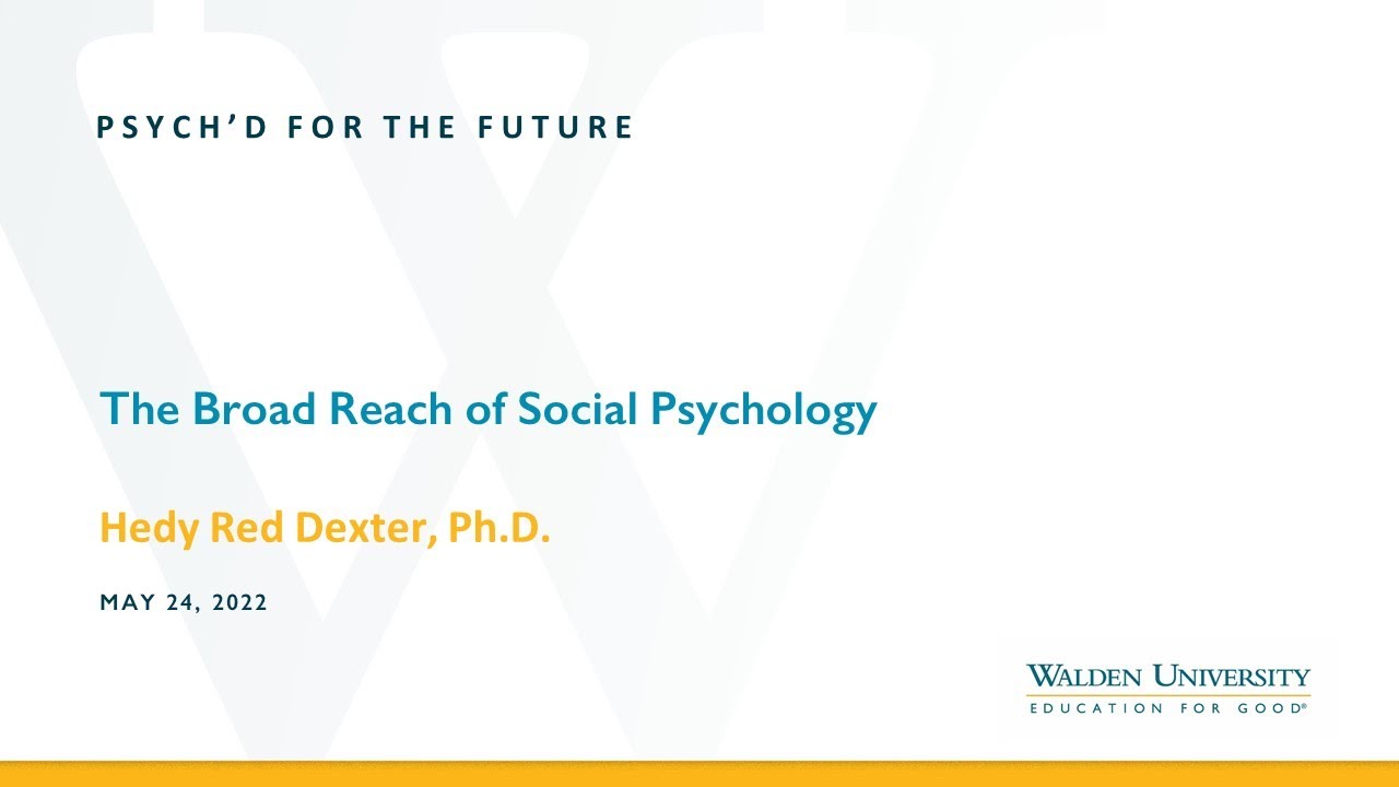 The Broad Reach of Social Psychology