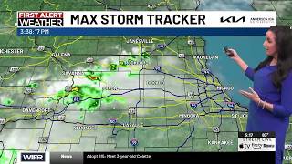 Strong to severe storms possible through Tuesday