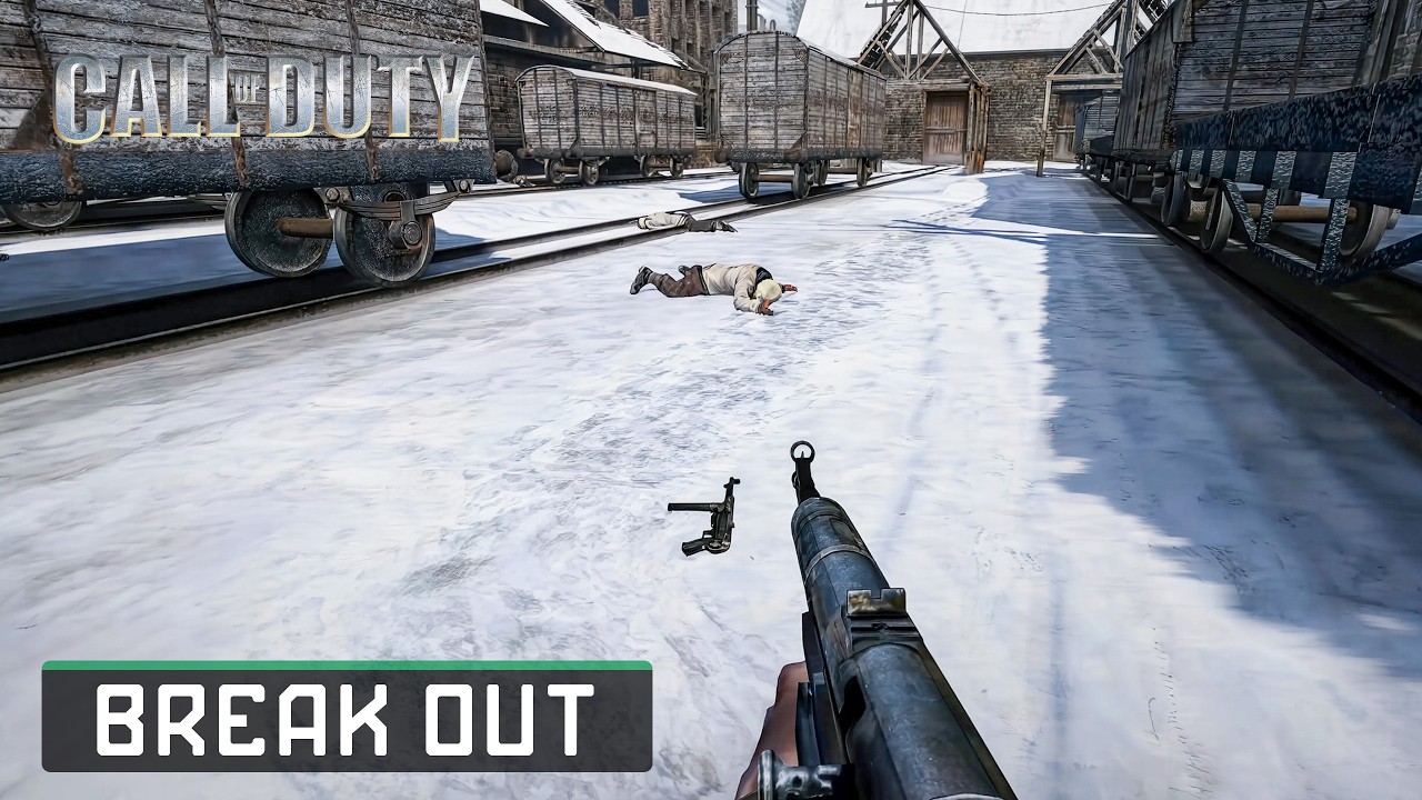 Call of Duty [Graphic Mod] Mission 20 - Warsaw Railyard [4K 60FPS ...
