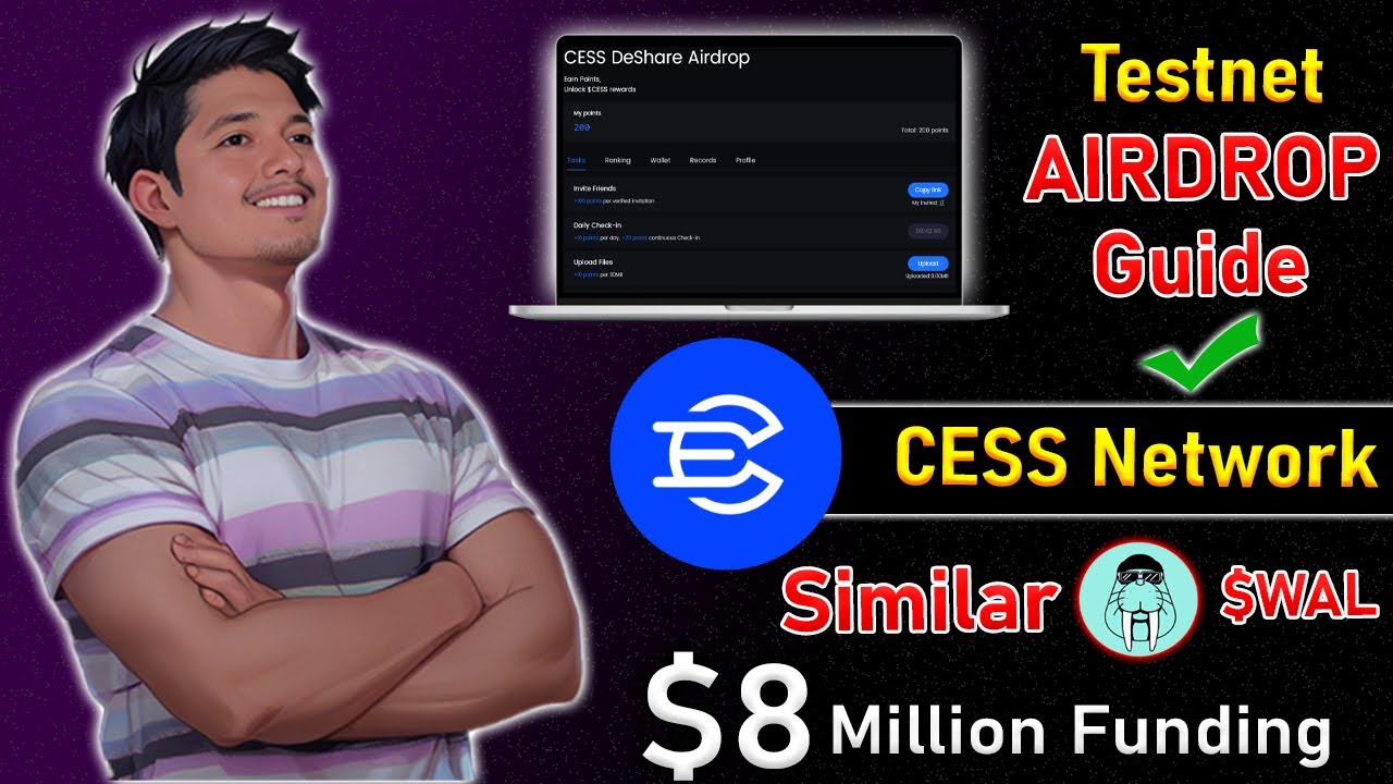 Simliar Walrus Airdrop - Cess Network Testnet Airdrop Guide 2025 - Cess ...