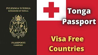 Tonga Pport Visa Free Countries 2023