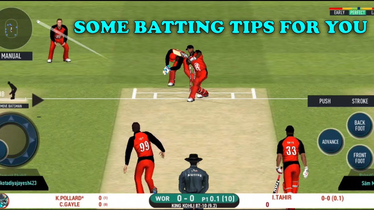 Some Batting Tips For You | Real Cricket 20 | - YouTube