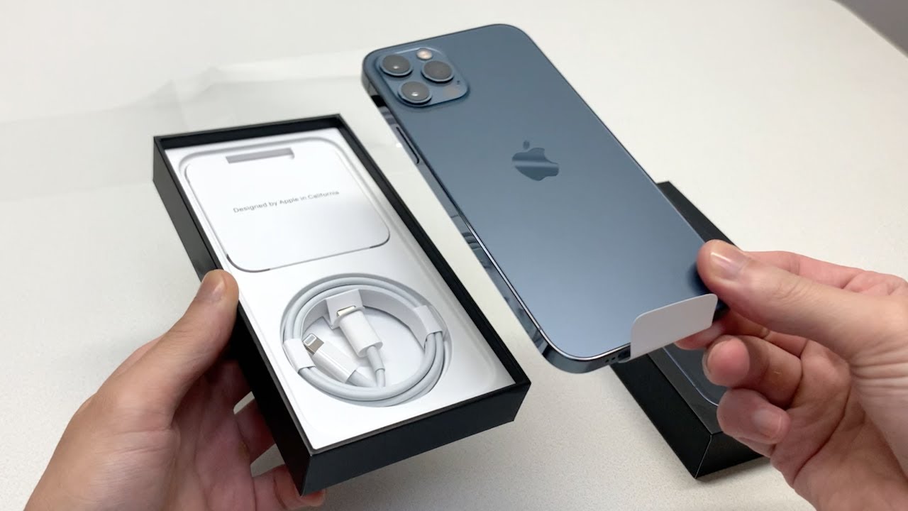 iPhone 12 Pro Pacific Blue Unboxing YouTube