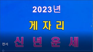 [타로카드] 12천궁도로 살펴본 2023 계묘년 게자리 (6월21~7월22 출생) 신년운세 [타로]