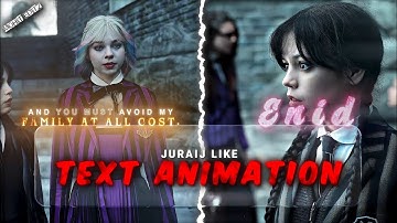 @juraijeditzz Like TEXT ANIMATION In Alight Motion (+Preset)