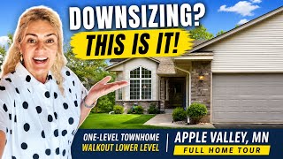 Downsizing? | Home Tour | Beautiful One-Level Townhome with walkout in Apple Valley