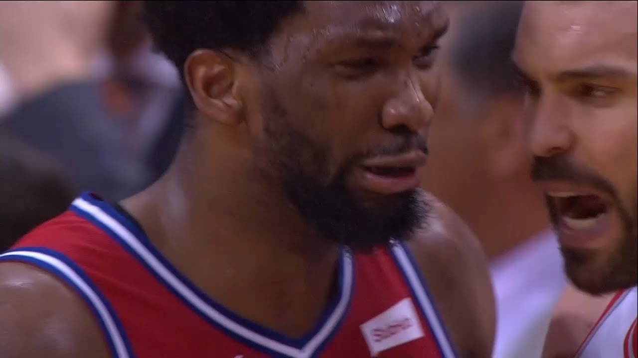 Joel Embiid Cries After Game 7 Loss Raptors Vs 76ers 2019 Nba