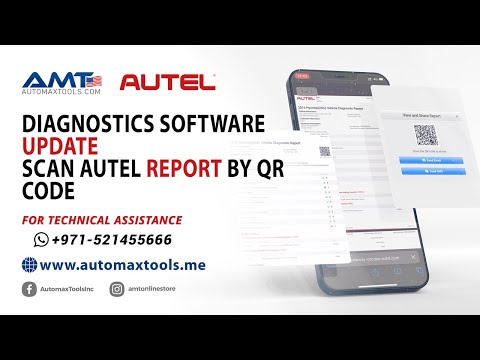 Good News For Autel Customers | Report Scan And Share Via QR Code
