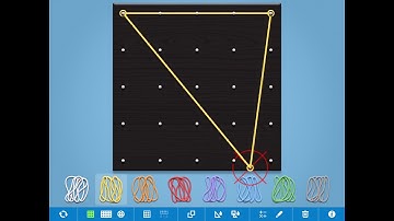 geoboard app in 2nd grade for fractions