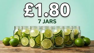 £1.80 Into 7 Jars of Lime Marmalade – Food Initiative vs Supermarket Cost