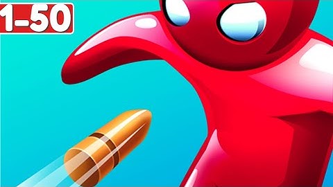 Bullet Man 3D - Gameplay Walkthrough Level 1-50-40-30-20-10 iOS Android Noob vs Hack 100