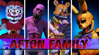 FNAF AR | The Afton Family Incidents | Jumpscare & Workshop Animations Compilation | Yerribrine