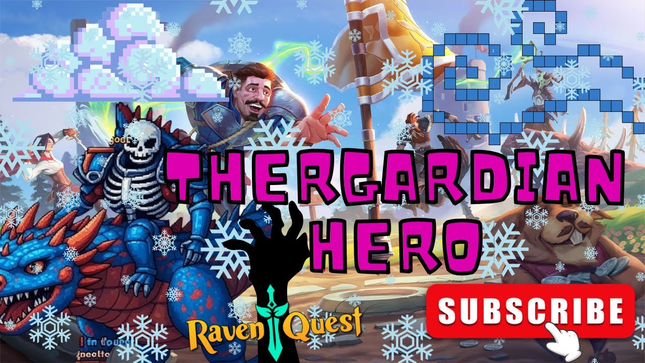 RavenQuest - The ICE puzzle & soloing THERGARDIAN HERO + boss mechanics ending A COLD BURIAL quest!