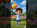 Nonu Learns Colors with Balloons 🎈🌈 | Fun Learning Video for Kids #nonutv #learningvideo #shorts