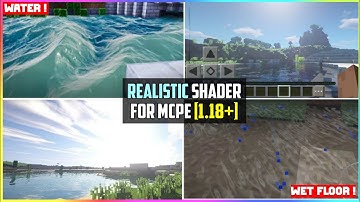 REALISTIC SHADER LIKE JAVA IN MCPE ANDROID IN 2GB 3G RAM ANDROID [1.18+] NO LAG MINECRAFT PE