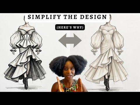 HOW TO SIMPLIFY A COMPLEX FASHION SKETCH WITHOUT LOSING THE DESIGN
