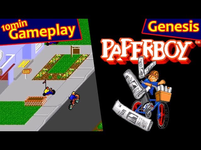Paperboy  (Sega Genesis) Gameplay - YouTube