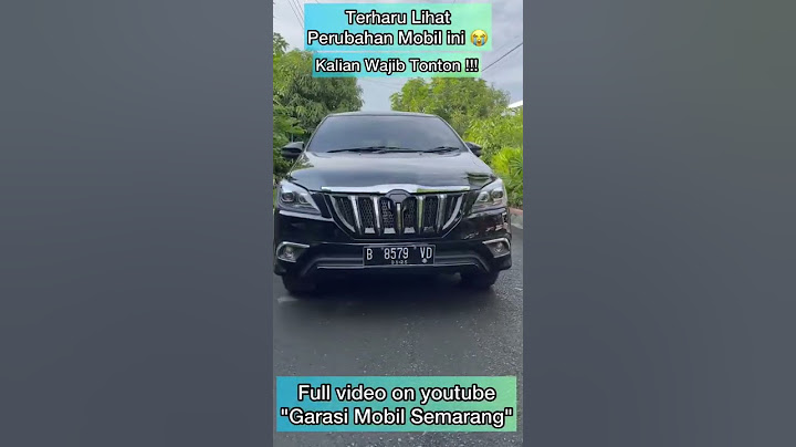 Innova busuk menolak Tua jadi mewah