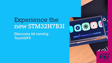 TouchGFX Demo on STM32H7B3I-DK