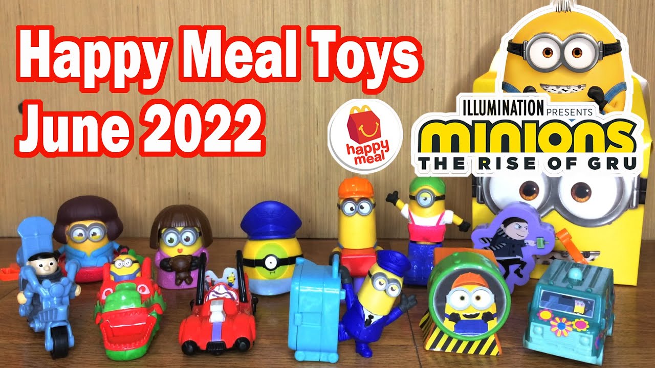 Mcdo June 22 Happy Meal Minions The Rise Of Gru Unboxing Youtube