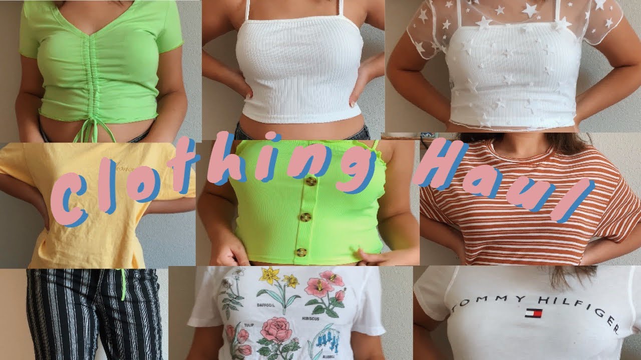 An other clothing haul Try on clothing haul YouTube