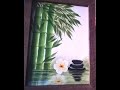 easy bamboo painting tutorial | Step by step bamboo painting