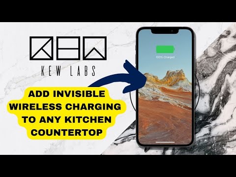 Invisible wireless charging for kitchen countertops - Kew Labs