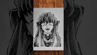 "Muichiro Tokito Drawing |✨ Demon Slayer Art"#shortvideo