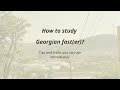 How to study Georgian fast(er)? Live recording with 4 tips and examples