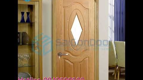 Cửa Gỗ Công Nghiệp HDF Veneer Giá Rẻ Trên Thị Trường