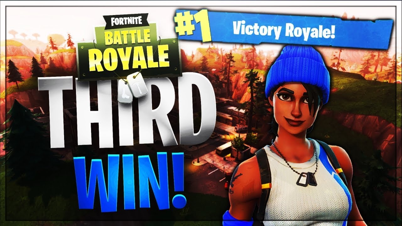 THIRD SOLO WIN ON FORTNITE: BATTLE ROYALE