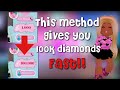 YOU CAN GET 100k DIAMONDS UNDER 10 DAYS EASILY WITH THIS SECRET METHOD NO ONE KNOWS...