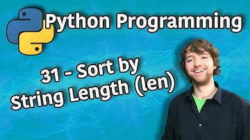 Python Programming 31 - Sort by String Length (len)