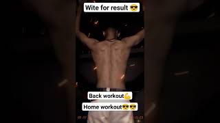 BACK WORKOUT HOME SHORT VIDEO | ??reels workout youtube youtubeshorts virl shorts short gym