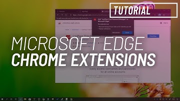 Microsoft Edge Chromium: Adding Chrome extensions process