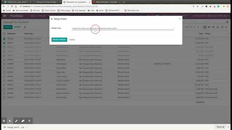 Merge Purchase Order