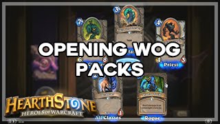 [Hearthstone] Opening 53 WoG Packs