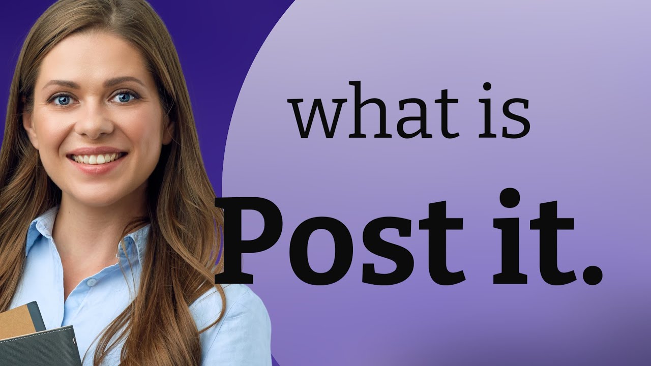 Unlocking English Understanding "Post It"! YouTube