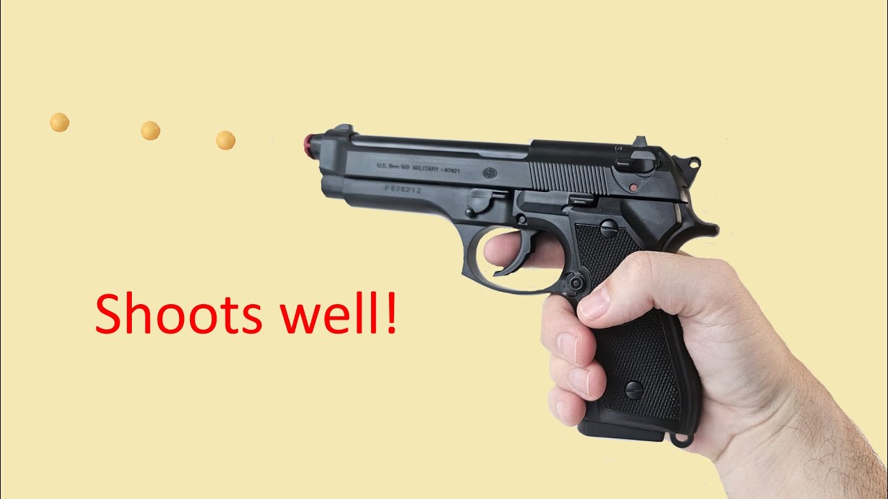 トイガン WA P.BERETTA BLADE MASTER M92FS GBB I Bought a Toy Beretta-Style Airsoft Gun! - YouTube