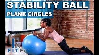 Stability Ball Plank Circles Tutorial | Modified & Advanced Variations Wealth
