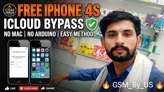 GSM_By_US 🔥FREE iPhone 4S iCloud Bypass ✅ No Mac | No Arduino | Easy Method #like #subscribe #share