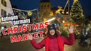 German Christmas Market Tour 2023 Ratingen Germany Weihnachtsmarkt Christmas Market Food