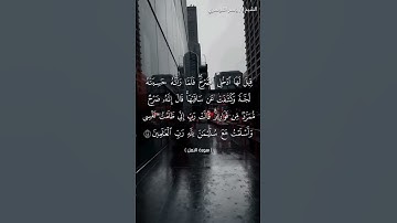 سورة النمل من  آية 42 إلى آية 44 بصوت الشيخ ياسر الدوسري♥♥