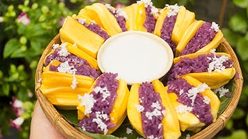 CÁCH LÀM XÔI MÍT SIÊU THƠM NGON | XÔI MÍT LÁ CẨM NƯỚC CỐT DỪA - CKK