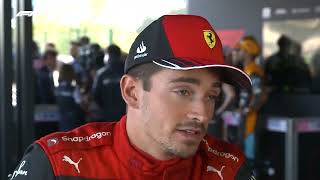 Charles Leclerc | Post-Race Interview | 2022 Belgian Grand Prix