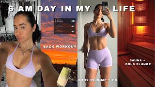 🎀 Productive 6am Day In Toronto | My Body Recomp Routine, Content Creation + Fitness Coaching