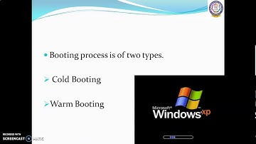 XI – COMPUTER APPLICATION  – TN SAMACHEER  - Introduction to Computers -Booting of Computer.